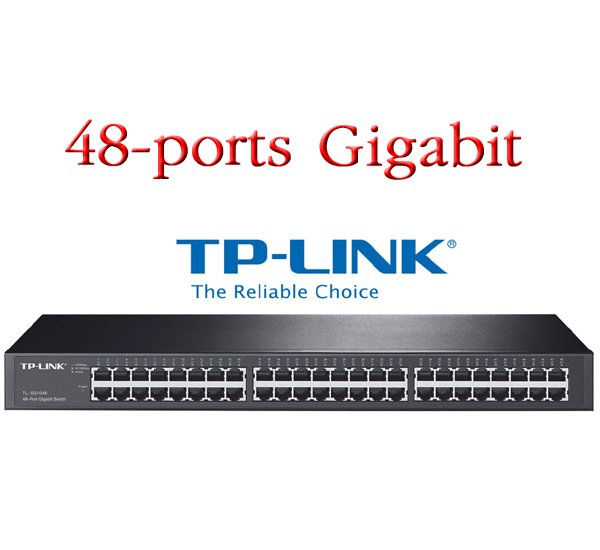 Switch TPLink - 48 Port , 48-Port Gigabit