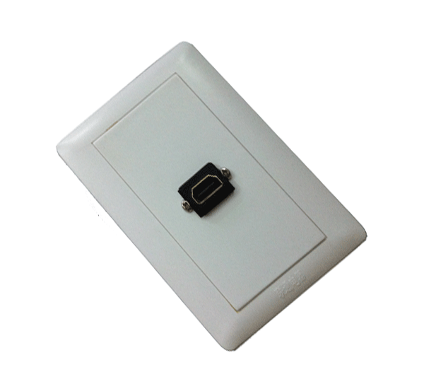 Wallplate 1 Port - HDMI, Nối cáp HDMI âm tường