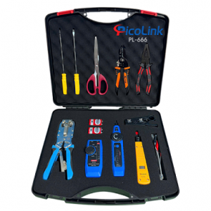 Bộ dụng cụ thi công mạng lan chuyên nghiệp PicoLink PL-666, Chính Hãng