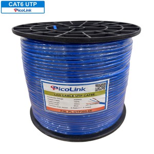 Dây mạng, cáp mạng Cat6E UTP PicoLink PL-UTP305-6E-BLUE