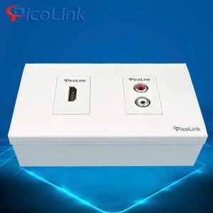 Full Bộ Wallplate HDMI + AV + mặt + đế