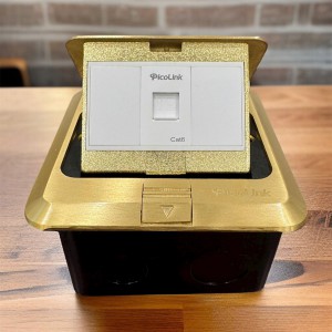 ổ cắm đế âm sàn 1 ổ mạng Picolink PL-011