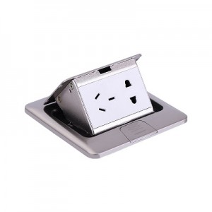Ổ cắm âm sàn, đế âm sàn đơn kiểu cửa lật Picolink (RJ45, RJ11, nguồn, hdmi, vga, audio, TV...)