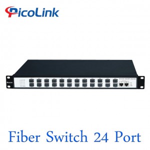 Switch quang 24 Port SFP + 2 Port Uplink Gigabit PL-24SFP-2L chính hãng Picolink